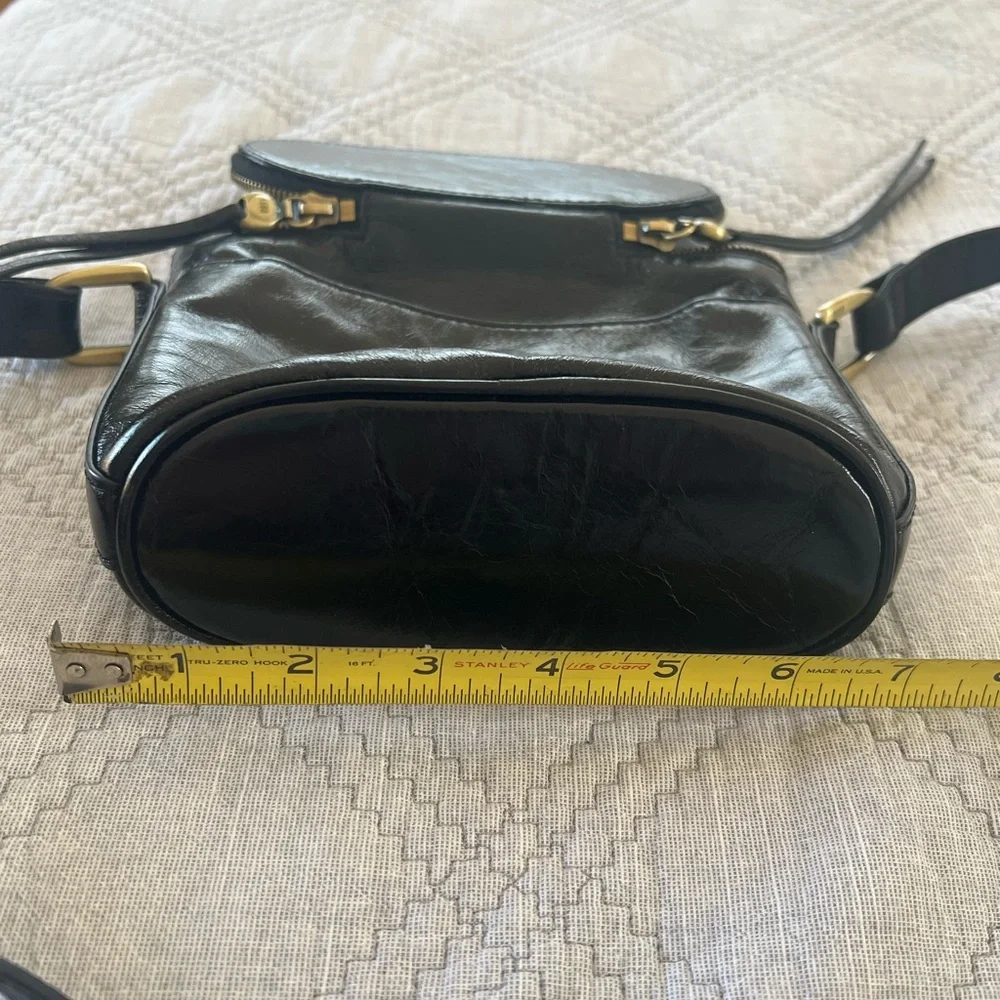 HOBO Dark Brown Leather Bag with Tan Interior - Picture 4 of 8